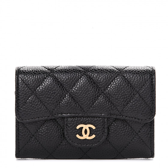 chanel flap card case