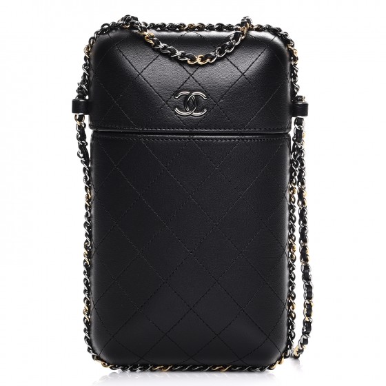 chanel phone bag with chain