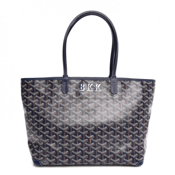 dark blue goyard tote