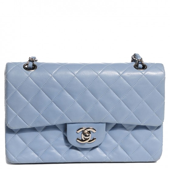 baby blue chanel purse