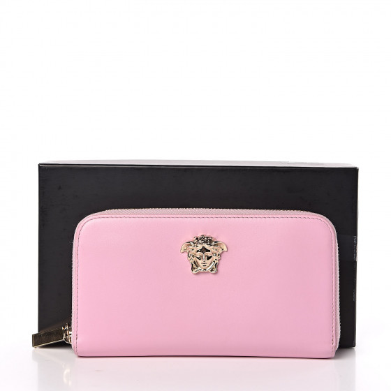 versace pink wallet