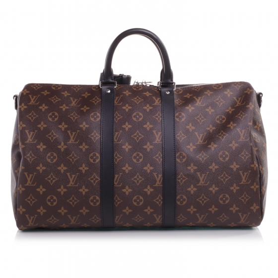 louis vuitton monogram macassar keepall bandouliere 45