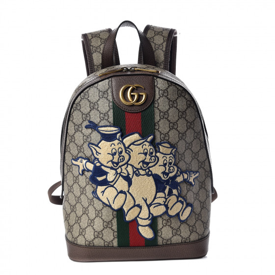 ophidia gg backpack with three little pigs