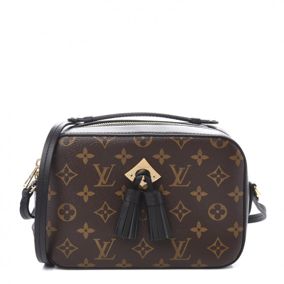 louis vuitton monogram saintonge black