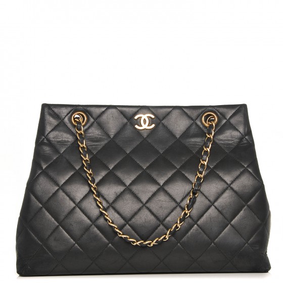 chanel quilted tote