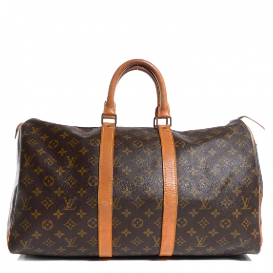 louis vuitton keepall 45 black monogram