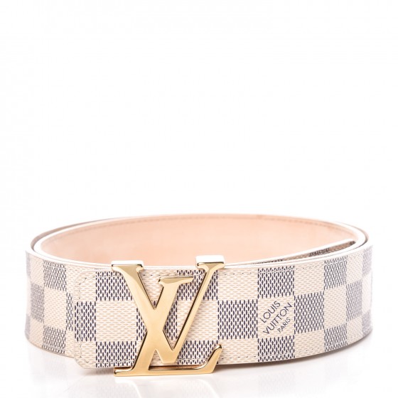 damier azur belt