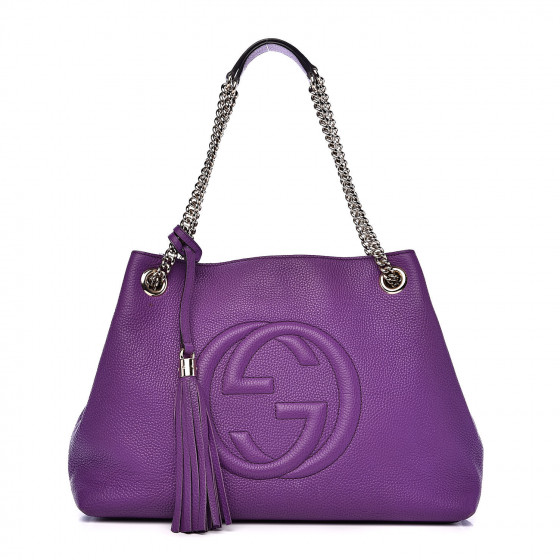 gucci purple soho bag