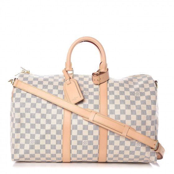 louis vuitton damier azur keepall