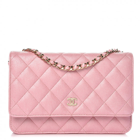 chanel woc iridescent pink