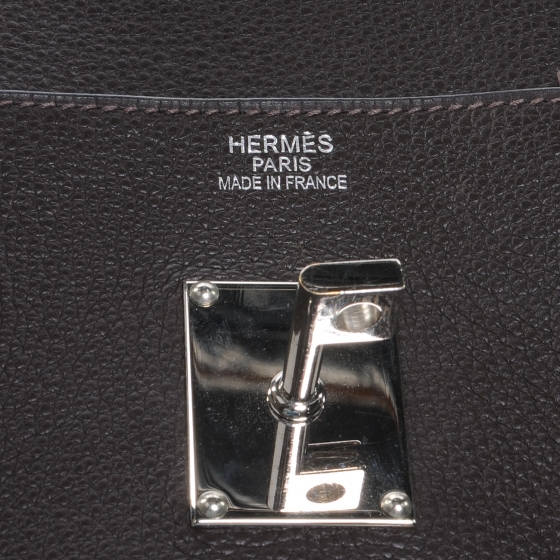 HERMES Taurillon Clemence JPG Shoulder Birkin 42 Ebene Brown 50087 ...