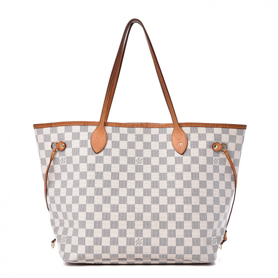 louis vuitton damier azur mm neverfull