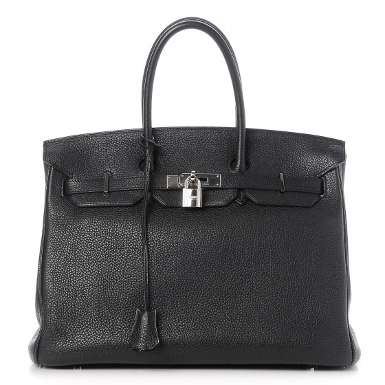 HERMES Togo Birkin 35 Black 249689 | FASHIONPHILE