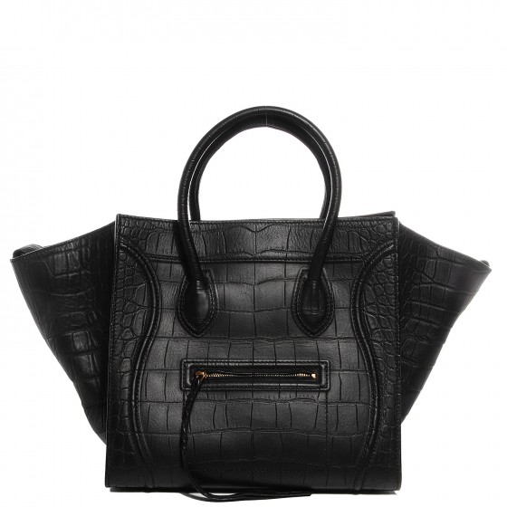 celine phantom croc embossed