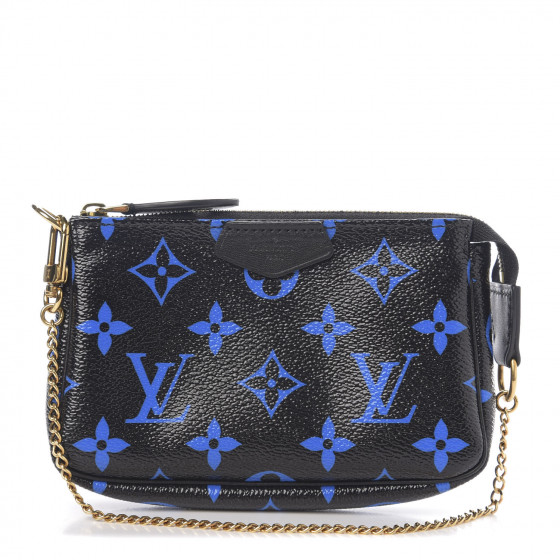 louis vuitton blue mini pochette