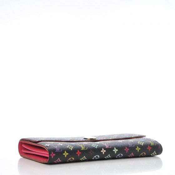 LOUIS VUITTON Monogram Multicolor Sarah Wallet NM White Litchi |  FASHIONPHILE