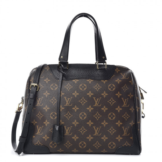 LOUIS VUITTON Monogram Retiro NM Black 414660