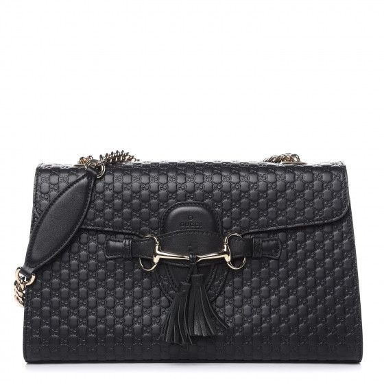 gucci microguccissima medium emily chain shoulder bag