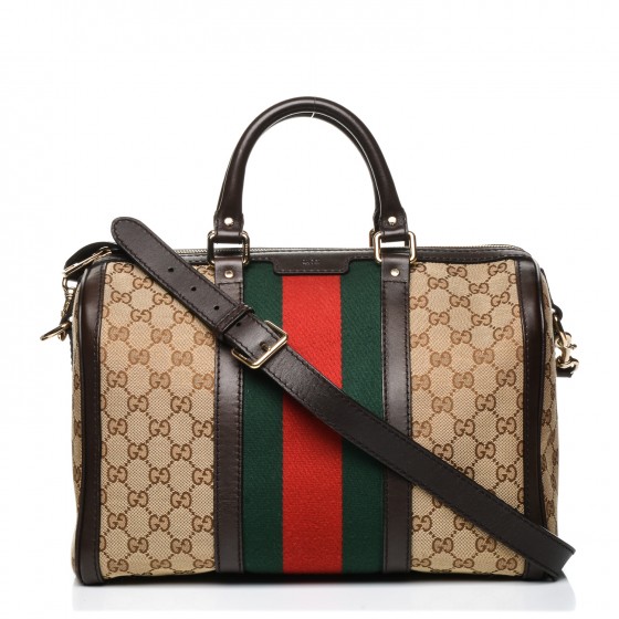 Authentic Gucci Vintage Monogram Trunk Dark Brown | IUCN Water