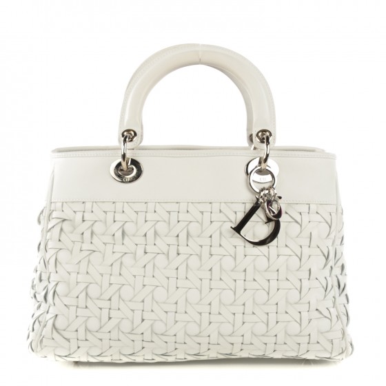 christian dior woven bag