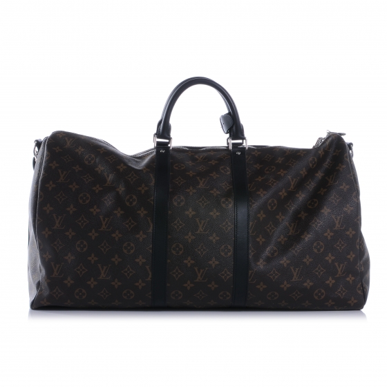 louis vuitton monogram macassar keepall bandouliere 55