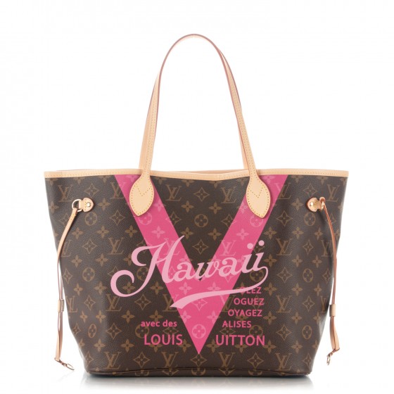 louis vuitton neverfull mm monogram pink