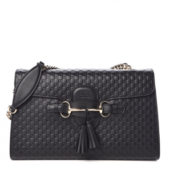 gucci microguccissima medium emily chain shoulder bag