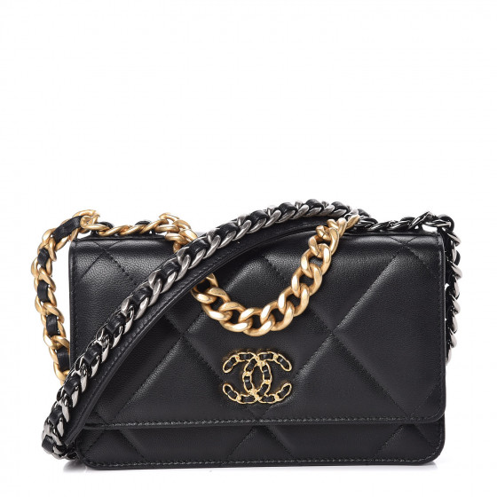 chanel 19 small flap wallet price