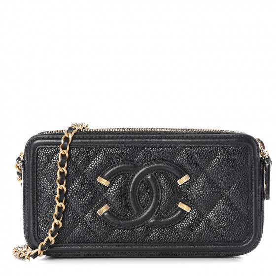 chanel filigree clutch