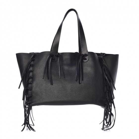 valentino c rockee fringe tote