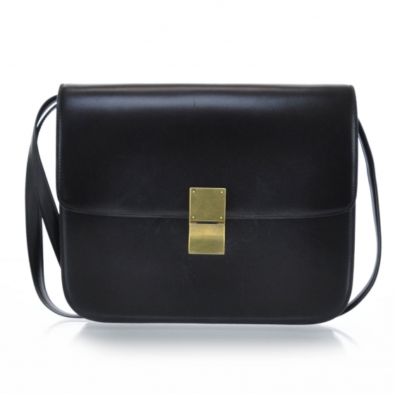 celine classic box medium black