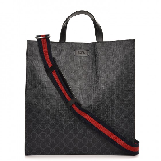 gucci gg supreme tote black