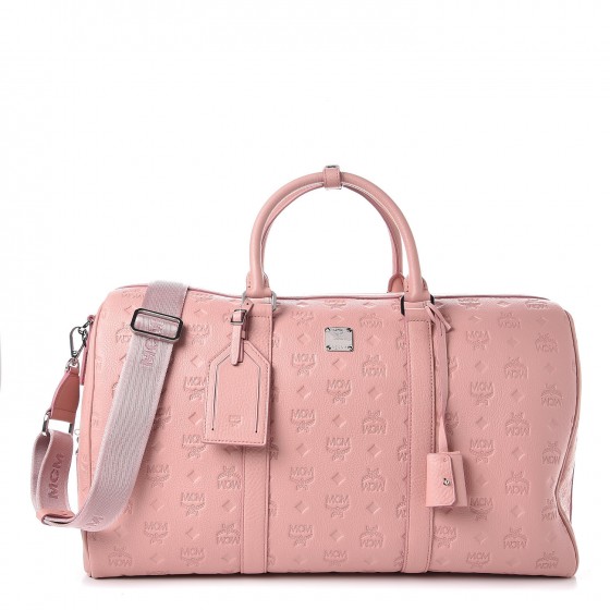 pink duffle bag