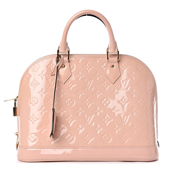 LOUIS VUITTON Vernis Alma PM Rose Ballerine, FASHIONPHILE