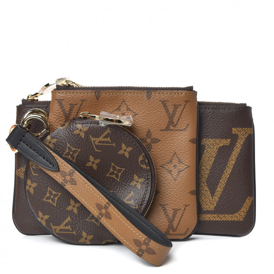 lv monogram trio pouch