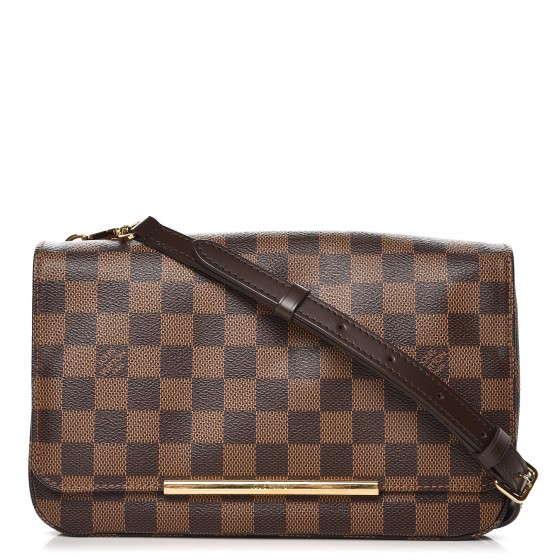 Brown Louis Vuitton Damier Ebene Hoxton PM Crossbody Bag
