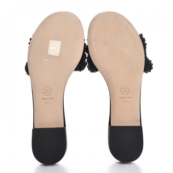 chanel mules cord