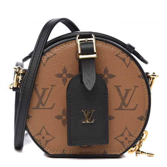 louis vuitton petite boite chapeau monogram reverse black