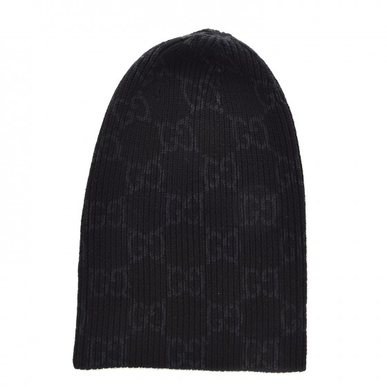 gucci monogram beanie