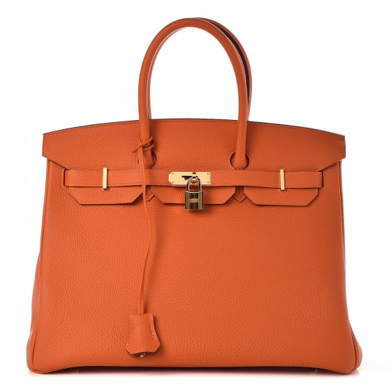 hermes birkin 35 orange togo