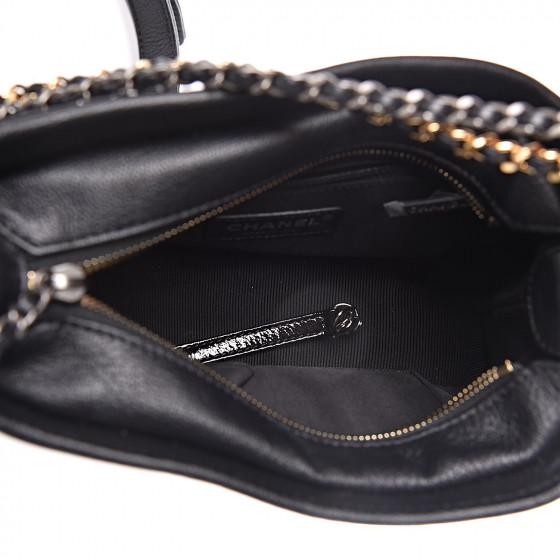 chanel gabrielle patent goatskin