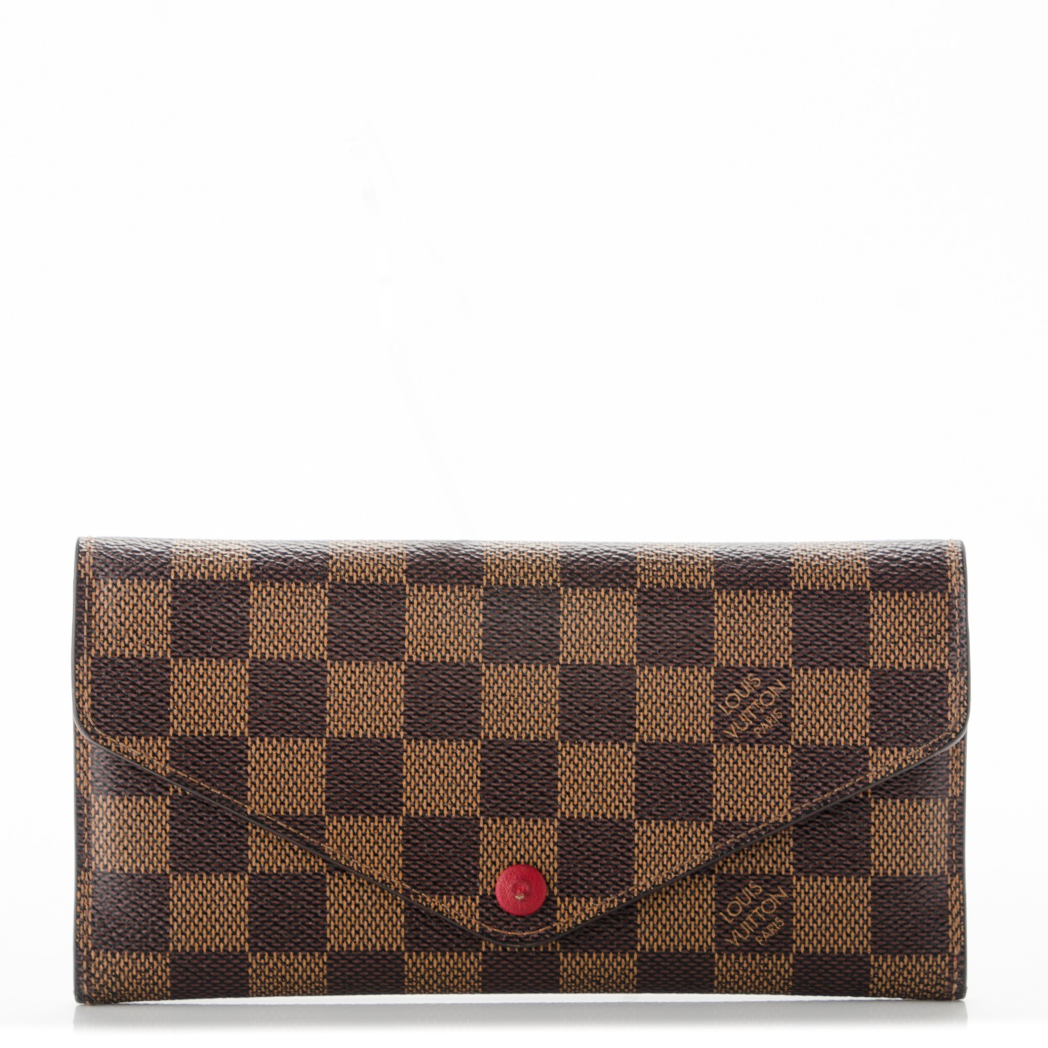 Louis Vuitton Damier Ebene Josephine Wallet Red Lobster | Paul Smith