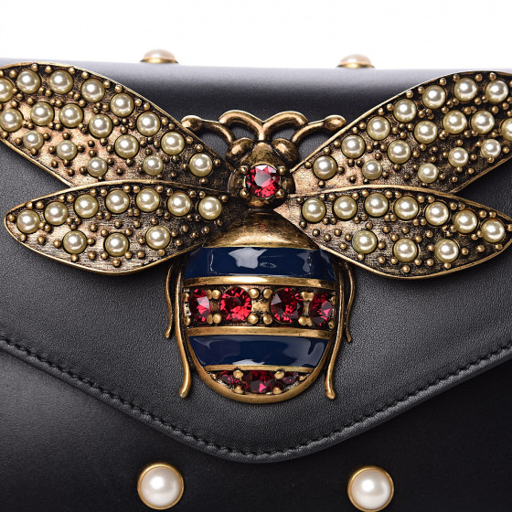 gucci pearl bee bag