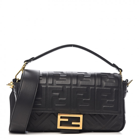 fendi embossed clutch