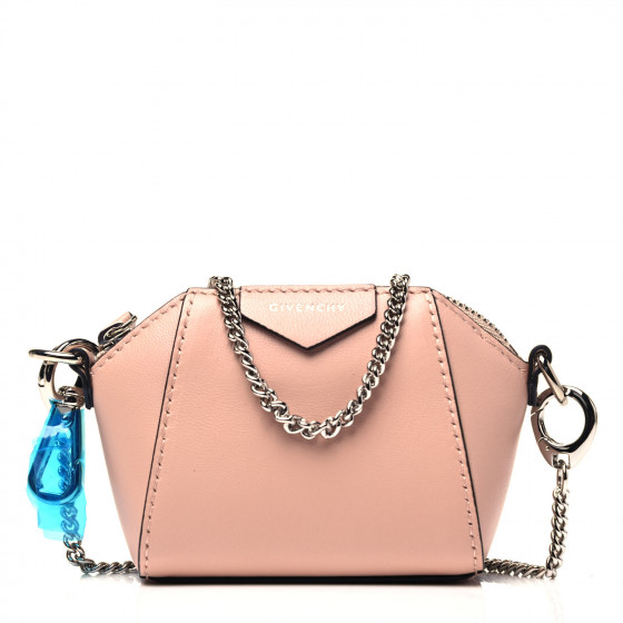 baby antigona bolsa in leather with chain