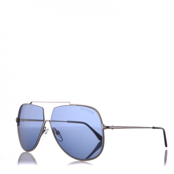 TOM FORD Chase Sunglasses TF586 Blue Silver 313471