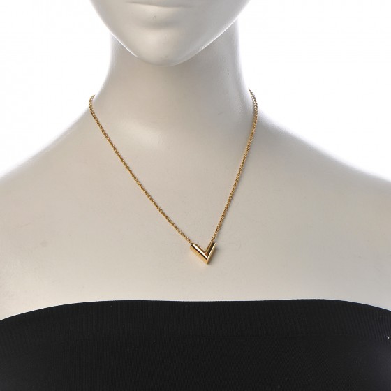 louis vuitton v necklace price