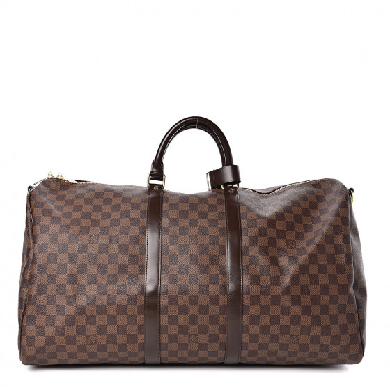 louis vuitton damier ebene keepall bandouliere 55