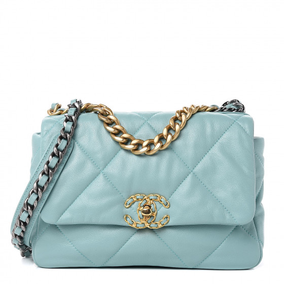 Chanel 19 Handbag Blueberry | semashow.com