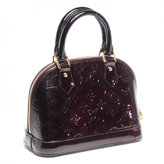 louis vuitton alma bb vernis amarante